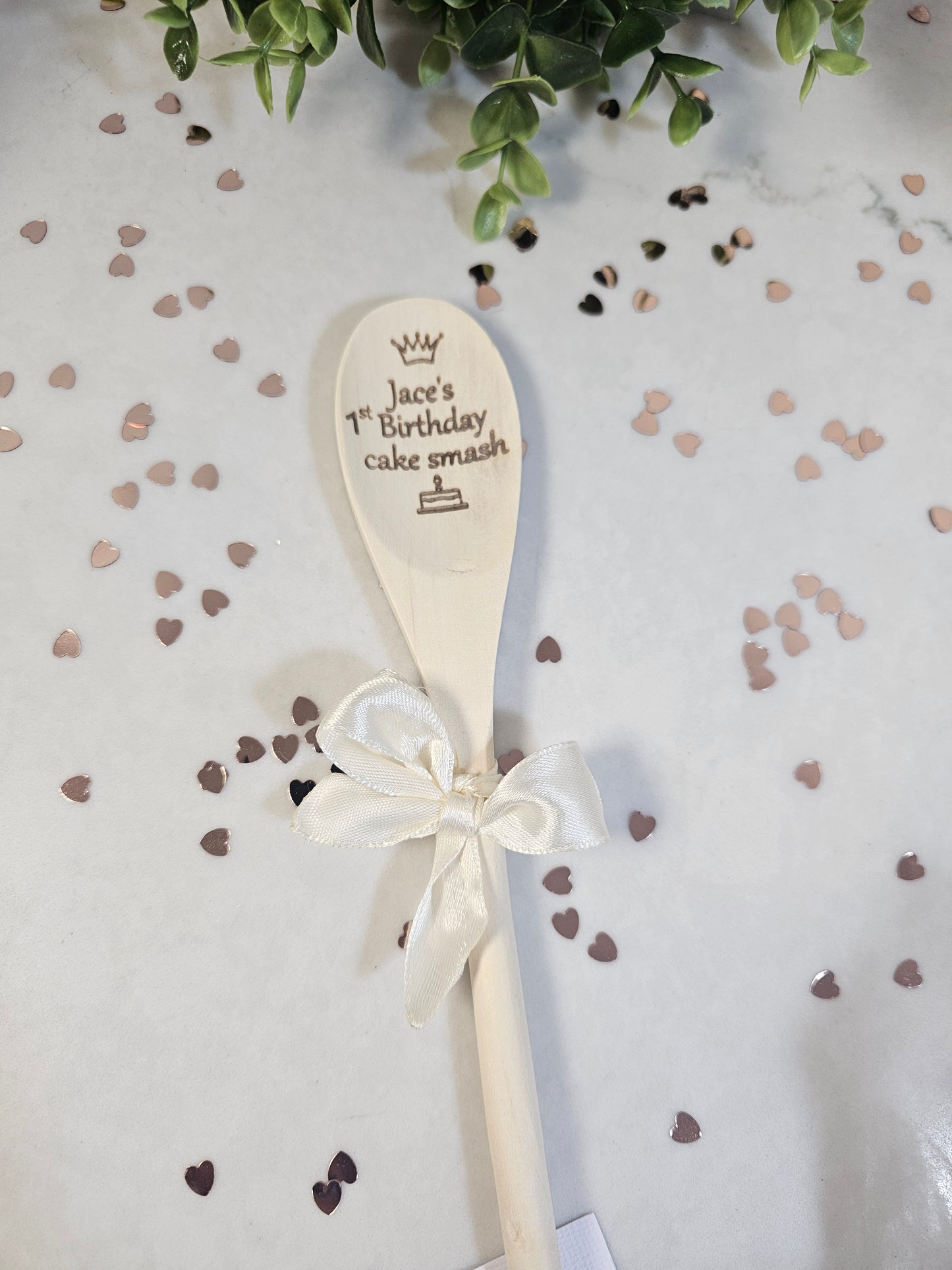 Personalised 1st Birthday Cake Smash Spoon