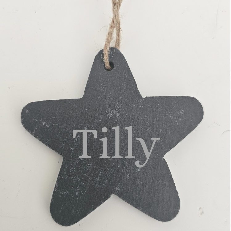 Slate Hanging Decorations