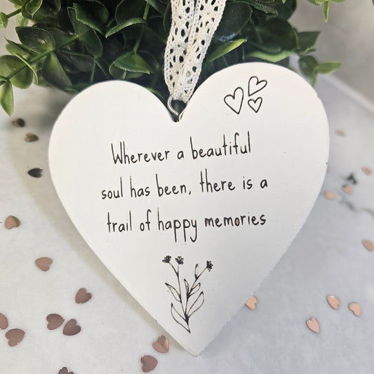 Beautiful Soul Hanging heart